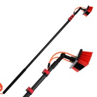 Extentool car wash tools hot sales amazon Manufacturers direct 24ft telescopic rod cleaning brush for cleaning Windows